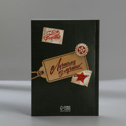 Подарочный набор, ежедневник А5, магнитные закладки и ручка С днем защитника отечества. 23 февраля - Artfox фото 10