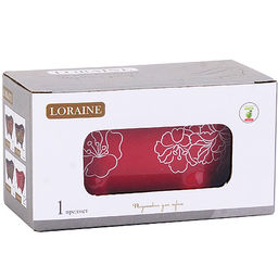 30688 Подставка д/губки 150мл Красный УзорLR (х72) - Mayer&boch фото 3