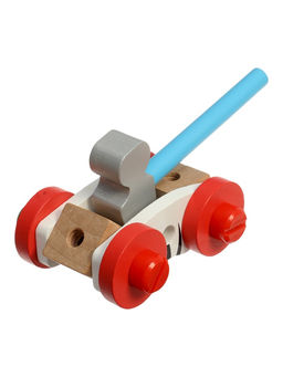 Набор инструментов детский "Собери животных", деревянный конструктор