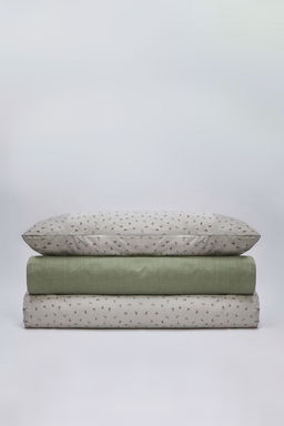 Trendyolmilla Home Tek Kisilik %100 Pamuk Lastiksiz Carsafl? Nevresim Tak?m? 160x220cm TPHSS25TKN00005