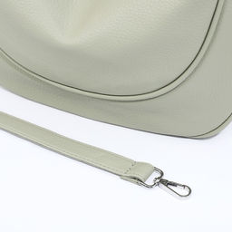 Сумка-мешок на молнии, наружный карман, длинный ремень, цвет зелёный - Simaland фото 6