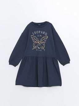 Bisiklet Yaka K?z ?ocuk Elbise