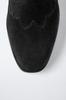 SPLIT SUEDE COWBOY BOOTS, CHARACTERISTICS - Zara фото 11