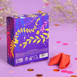 Печенье с предсказанием 8 Марта, 4 шт.