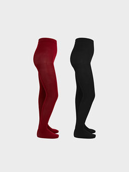 Basic K?z ?ocuk K?lotlu ?orap 2li