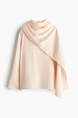 Blusa de sat?n con detalle de chal - H&m фото 2