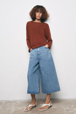 LINEN BLEND KNIT SWEATER - Zara фото 8