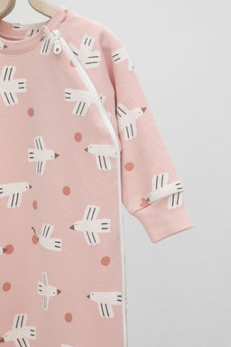 К 6444/дымчатая роза,птички с вишенками комбинезон яс - Crockid фото 4