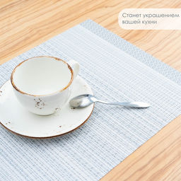 Цена за 12 шт. Салфетка сервировочная на стол Комплимент, 4530 см, цвет серый - Simaland фото 5