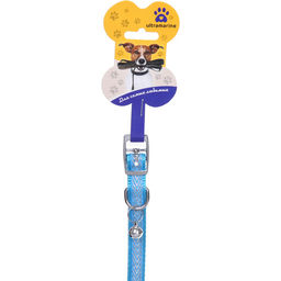 Цена за 4 шт. Ошейник нейлоновый "Калипсо" 1,5*38см с колокольчиком, цвет голубой Ultramarine