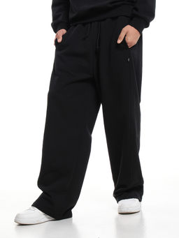 Брюки для мальчика из плотного футера 22-5649 черный - Mini maxi фото 4