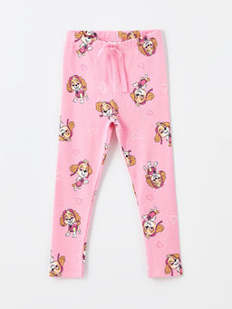 Bisiklet Yaka Paw Patrol Bask?l? K?z Bebek Sweatshirt ve Tayt 2li Tak?m - Waikiki фото 3