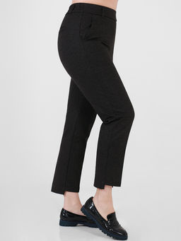 Брюки утепленные в мелкую клетку женские