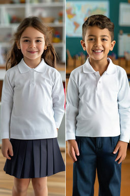 Beyaz 3lu Paket Unisex Mevsimlik Polo Yaka Uzun Kollu Orme T-Shirt TKDAW25TS00004 - Trendyolmilla фото 13