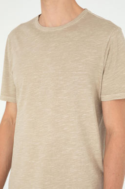 Мужская базовая футболка светло-хаки - U.s. polo assn фото 7