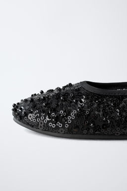 BALLERINAS WITH FAUX PEARL BUCKLE - Zara фото 15