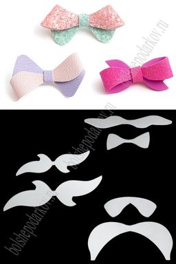 Набор пластиковых шаблонов 1 мм Бант