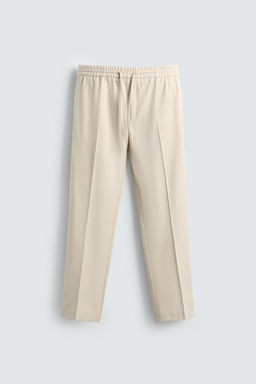 PANTAL?N CINTURA JOGGER CONFORT / Crudo medio - Zara фото 7