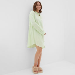Сорочка женская KAFTAN Lime series, размер 44-46, зелёная
