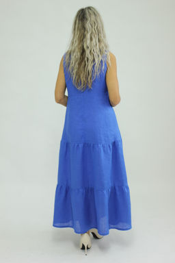 Платье умягченный 100% лен