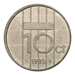 Монета 10 центов 1985 года Нидерланды