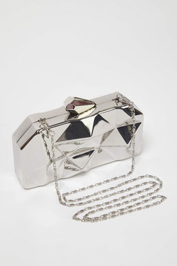 Metalik Alt?n Uc Boyutlu Abiye Kad?n S?k Mini Boy Clutch El Cantas? TAKSS25OC00064 - Trendyolmilla фото 10