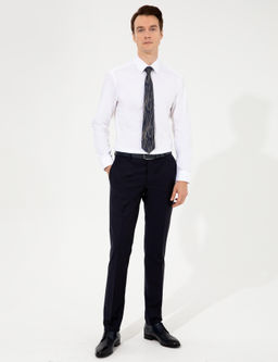 Beyaz Slim Fit Uzun Kollu G_mlek - Cacharel фото 4