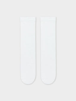 Цена за 5 пар! Гольфы детские белые с рисунком в виде ромбов - Mark formelle фото 5