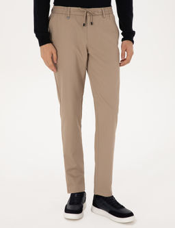 Bej Ex. Slim Fit Kuma_ Pantolon
