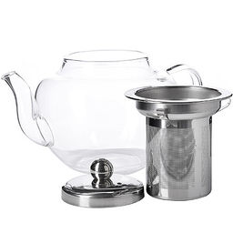 60074 Заварочный чайник 3пр 600мл стек н/с LR(х36) - Mayer&boch фото 2