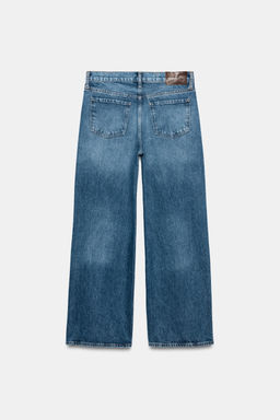 JEANS ZW COLLECTION WIDE LEG TIRO BAJO / Azul - Zara фото 2