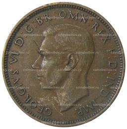 1/2 пенни 1938 года Австралия