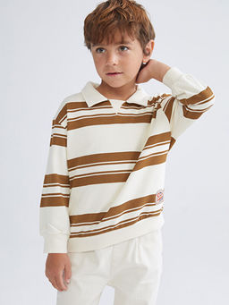 Polo Yaka Erkek ?ocuk Sweatshirt