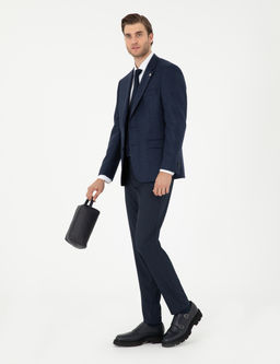 Lacivert Ex. Slim Fit Kuma_ Pantolon