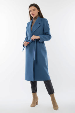 Пальто женское демисезонное (пояс) - El podio фото 6