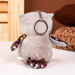 Мягкая игрушка Сова, на брелоке, 10 см, цвета МИКС - Simaland фото 3