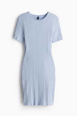 Vestido ajustado en punto de canale - H&m фото 7
