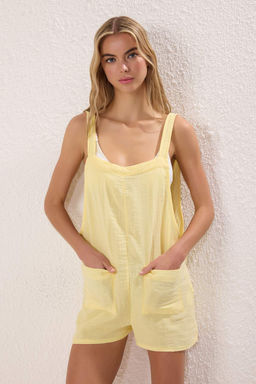 TRENDYOLMILLA Siyah Muslin Cep Detayl? Plaj Tulum TBESS25TU00000  фото 6