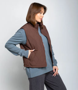 Жилет #КТ741, шоколадный - Dommod фото 2