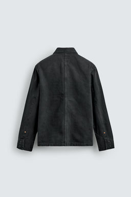 SOBRECAMISA RELAXED FIT BOLSILLOS / Gris topo - Zara фото 7