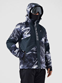 Мужская зимняя горнолыжная куртка Evil Wolf 68611_3 Серый