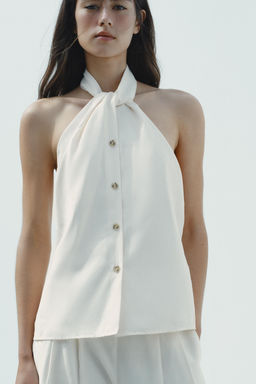 HALTER WAISTCOAT TOP - Zara фото 2