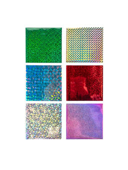 Набор для творчества. Аппликация фольгой "Единорог" размер 138х165 мм (конверт, 6 цв)