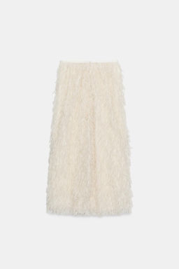 FALDA PLUMAS ZW COLLECTION LIMITED EDITION / Crudo - Zara фото 3