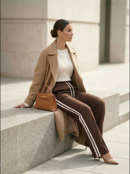 Брюки женские с лампасами трикотаж самого высокого качества - Knitka wear фото 42