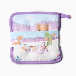 Набор кухонный Доляна Волшебства: подставка 15*15 см, прихватка 17*17см  фото 4