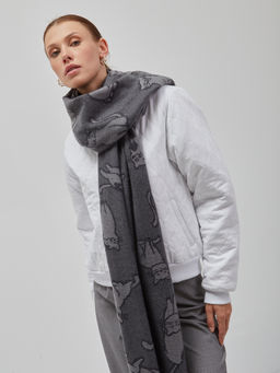 В составе шерсть. Большой теплый двусторонний палантин - Tantino фото 4