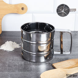 Сито кружка 500 мл нерж / 653C /уп 120/