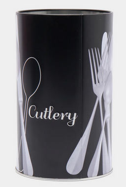 Подставка для столовых приборов металлическая, дизайн Столовые приборы арт.008514 - Mallony фото 2