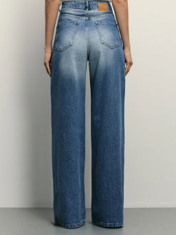 Джинсы ultra wide leg с высокой посадкой / Zarina  фото 4